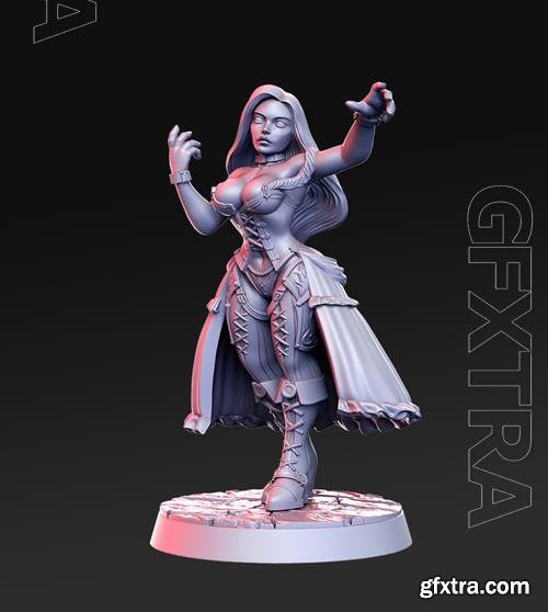 Mara - Vampire Girl 3D Print