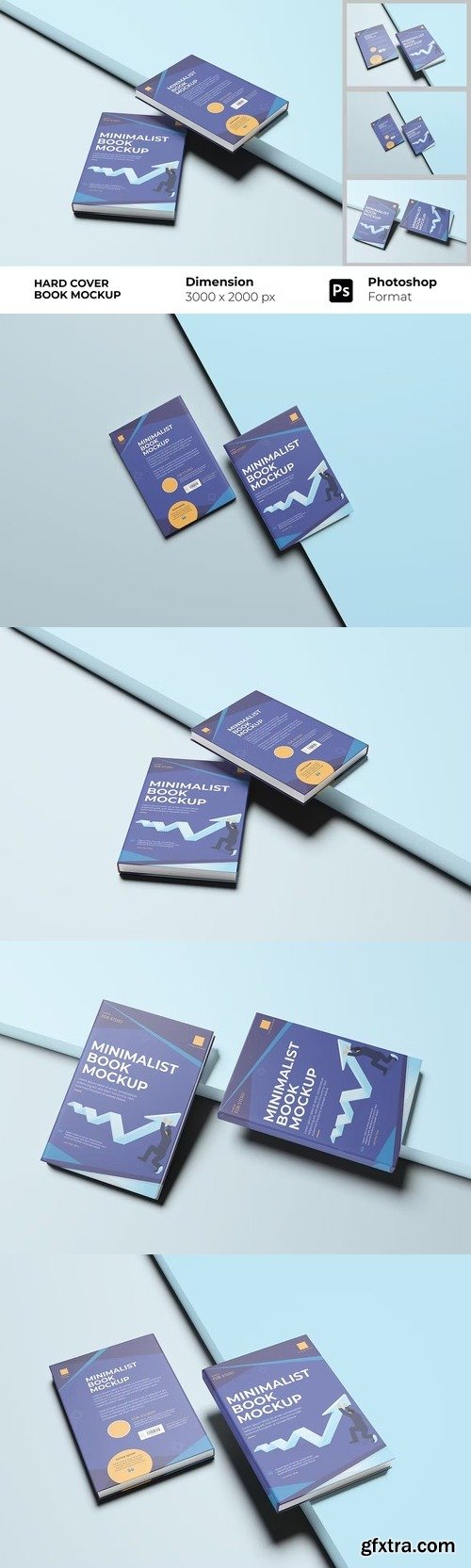 Hard Cover Book Mockup