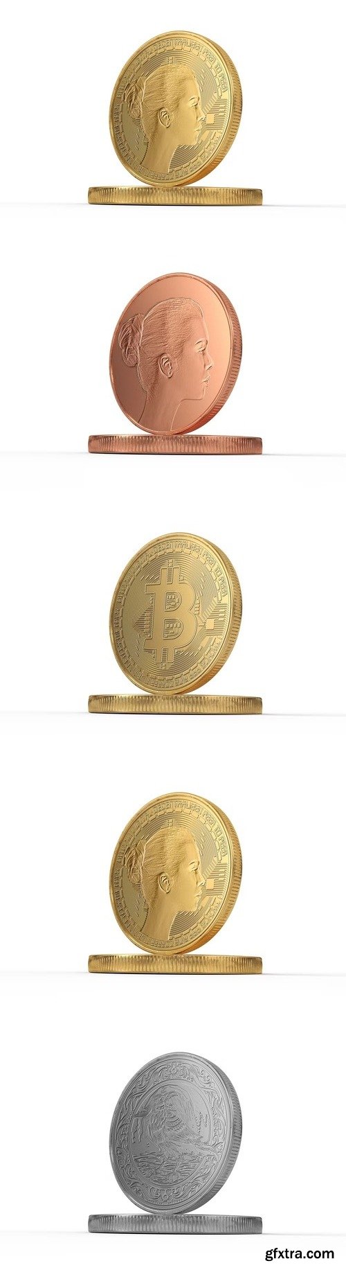 Custom Gold Coin Mockup