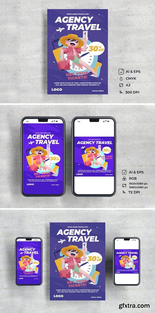 Summer Agency Travel Templates CRH9TVR