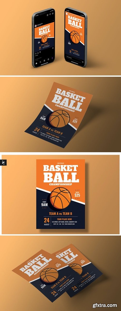 Basketball Championship Flyer 82Z8334