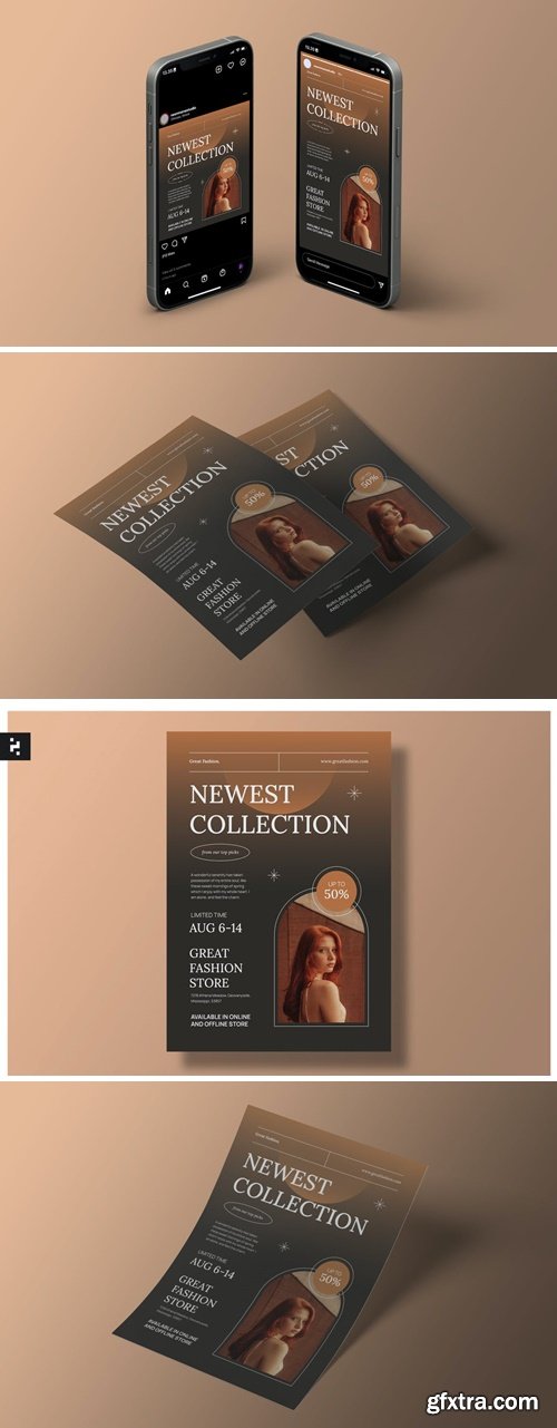 Fashion Sale Flyer Template 9AX5YE8