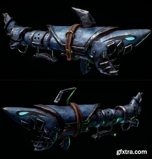 League of Legends: Jinx Fishbones Bazooka 3D Model