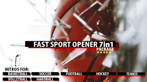 Videohive - Fast Sport Ball Opener 7in1 - 20472926 - 20472926