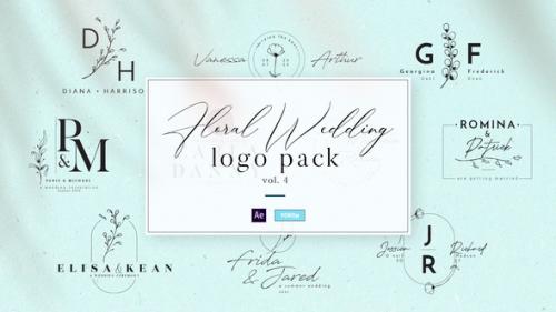 Videohive - Floral Wedding Logo Vol. 4 - 38726070 - 38726070