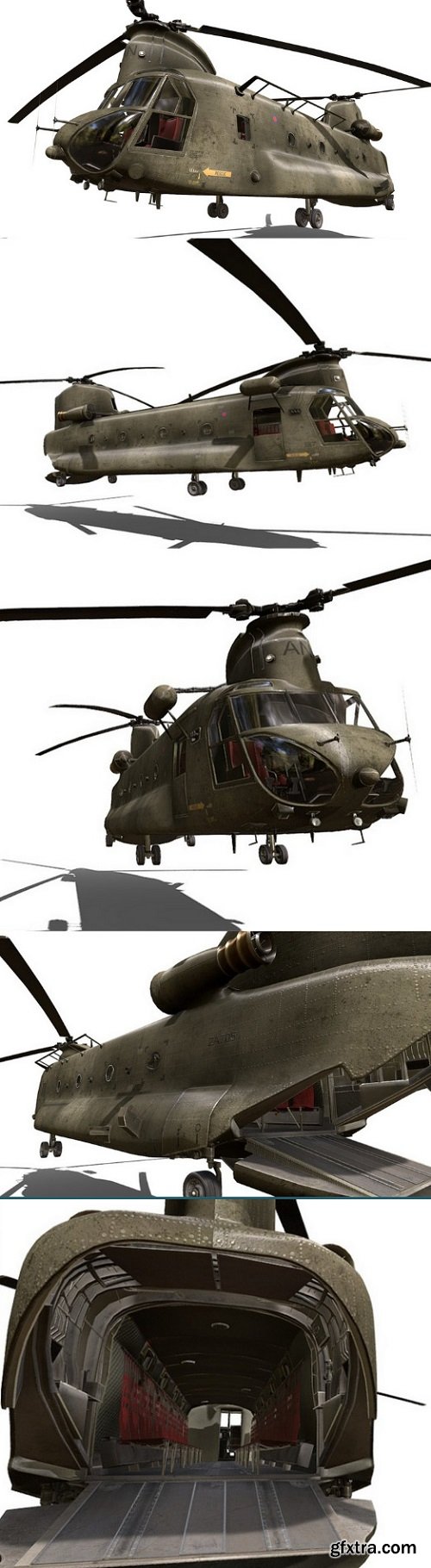 Chinook 3D Model