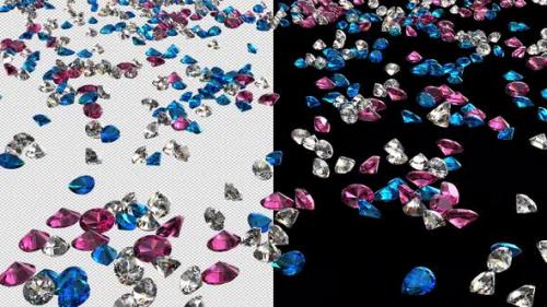 Videohive - Blue, Pink And Colorless Topaz - 38861228 - 38861228