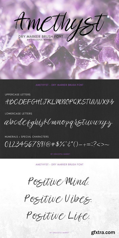 Amethyst Script Brush Font