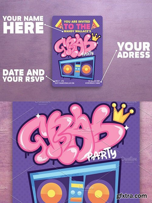 Graduation Party Invitation Template