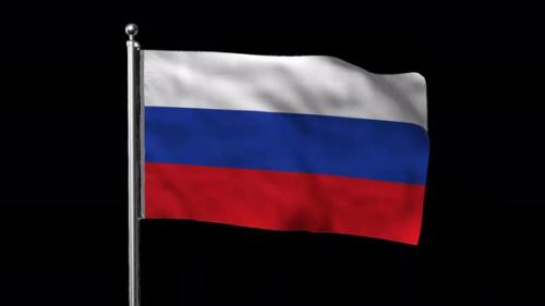 Videohive - Flag of Russia with Alpha Channel - 38848743 - 38848743