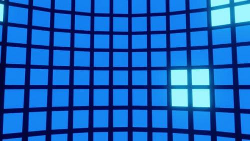 Videohive - High Speed Blue Neon Squares Seamless Animation Background - 38857212 - 38857212