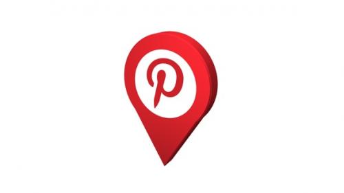 Videohive - 3D Pinterest Pin Icon - 38864485 - 38864485