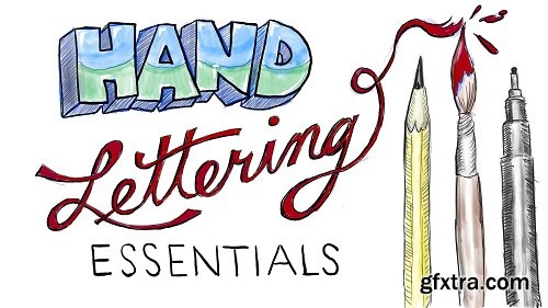 Hand Lettering Essentials - Learn To Draw 3 Letter Styles