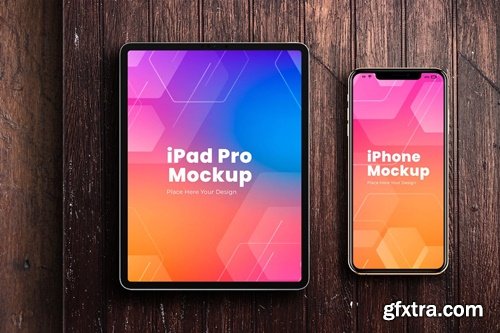 iPad & iPhone Mockup MZQ7VTY