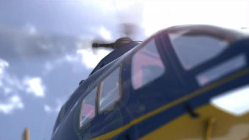 Videohive - Helicopter Agusta Westland Ready to Fly 4K - 38846402 - 38846402