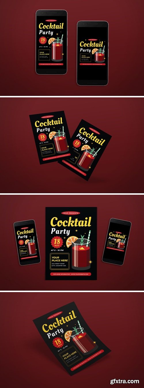 Cocktail Party Flyer RDR3R6S