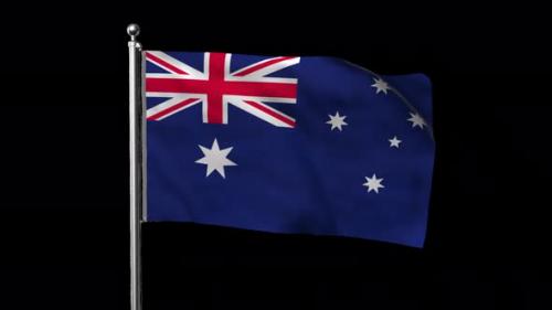 Videohive - Flag of Australia with Alpha Channel - 38848744 - 38848744