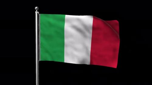 Videohive - Flag of Italy with Alpha Channel - 38848746 - 38848746