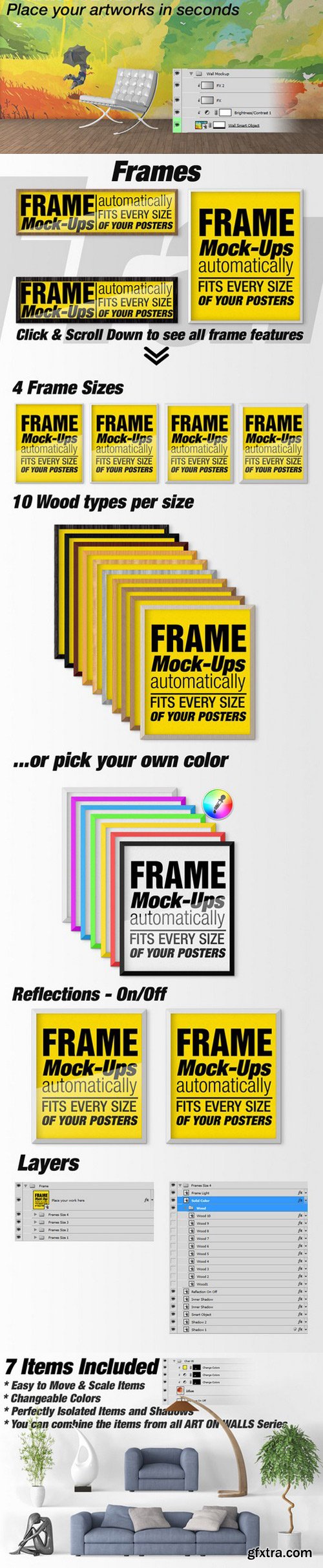 Canvas Mockups - Frames Mockups v 5