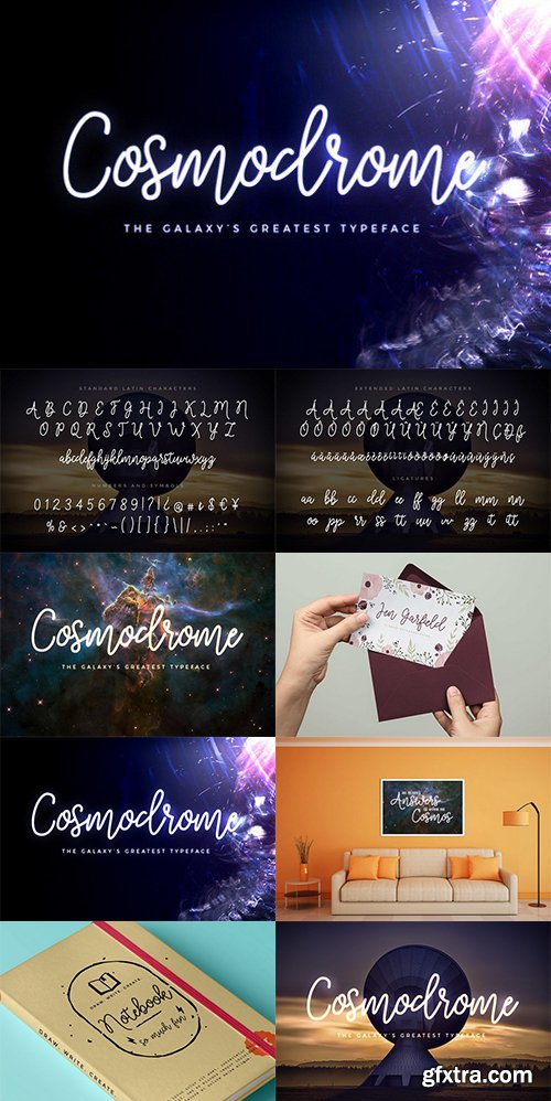 Cosmodrome Monoline Script Font