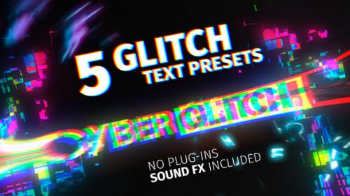 Videohive - 5 Glitch Title Presets - 27820496 - 27820496