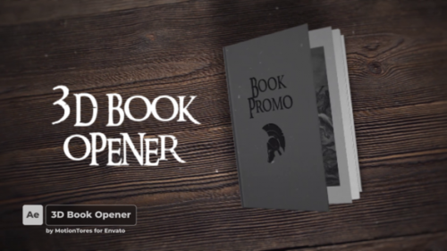 Videohive - 3D Book Opener  After Effects - 29485297 - 29485297