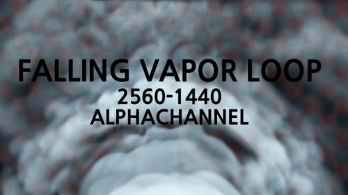 Videohive - Falling Vapor Qhd Alpha Loop - 38872075 - 38872075