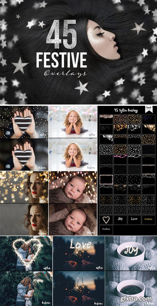 45 Festive Overlays 1004223