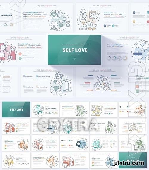 Self Love - PowerPoint Infographics Slides CZ5YZJT