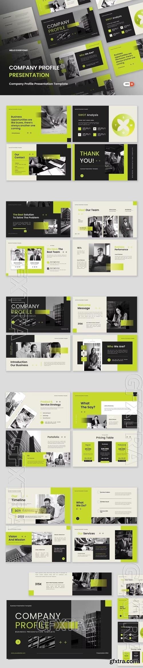 Company Profile - Powerpoint, Keynote and Google Slides Template