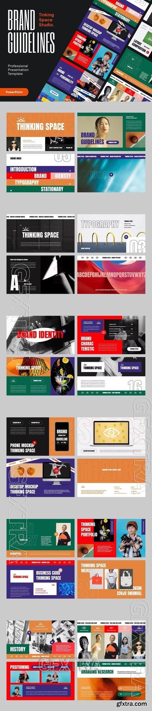 Creative Brand Guideline Powerpoint XTP5X88