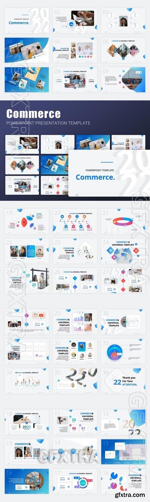 Commerce PowerPoint Template LMETV3W