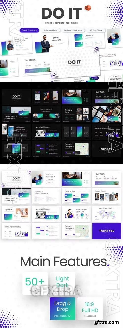 DO IT Financial Multipurpose PowerPoint Template WNNX8MJ