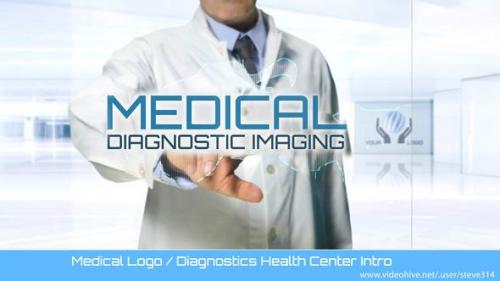 Videohive - Medical Logo - Diagnostics Health Center Intro - 22532814 - 22532814