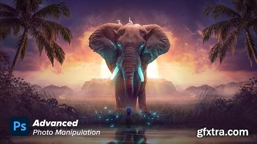 Advanced photo manipulation | The Mysterious elephant | Adobe photoshop 2022