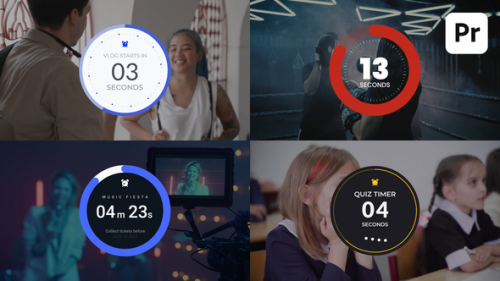 Videohive - Circle Countdown Timers - 38830598 - 38830598