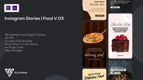 Videohive - Instagram Stories | Food Promo V.03 | Suite 27 | MOGRT - 38906162 - 38906162