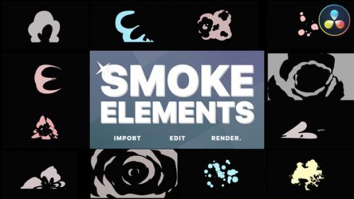 Videohive - Smoke Elements | DaVinci Resolve - 38923851 - 38923851