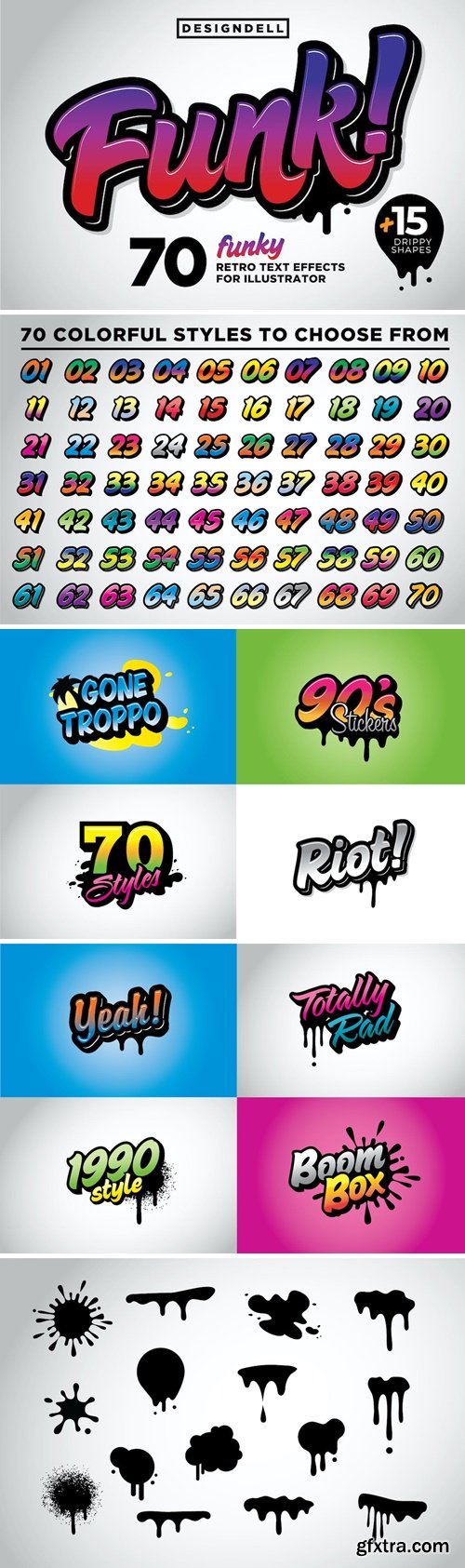 Funk! 3D Graphic Styles K7NBPUH