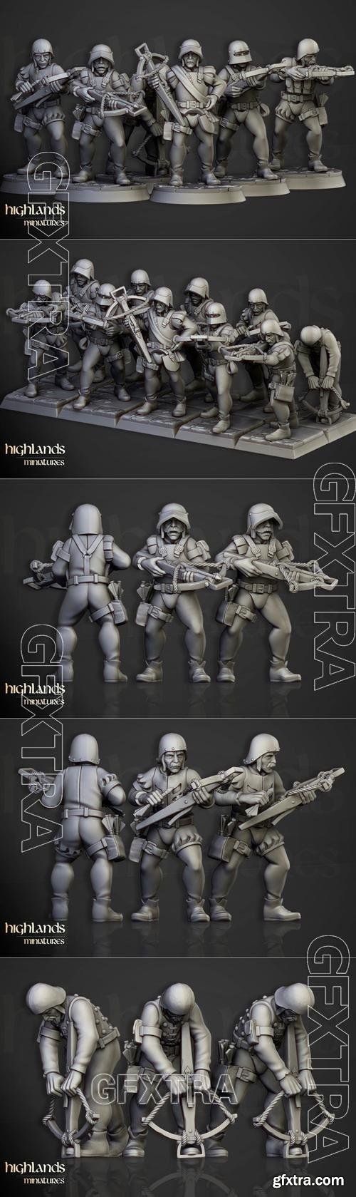 Highlands Miniatures - Sunland Crossbowman 3D