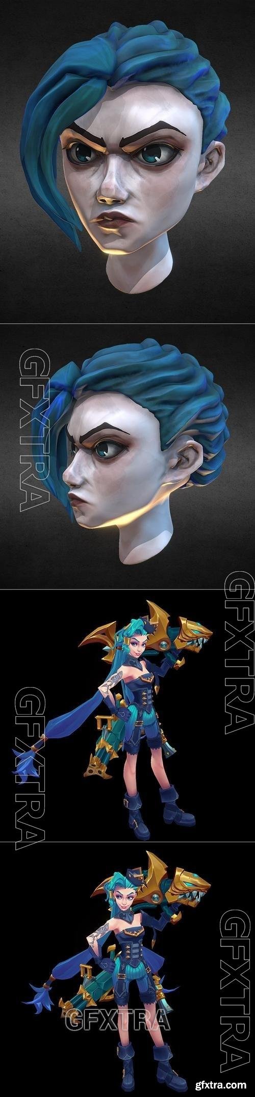 Teenage Jinx and Dark Waters Jinx 3D