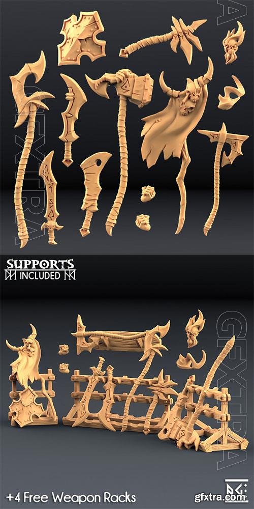 Weapons for Abyss Demons 3D Print