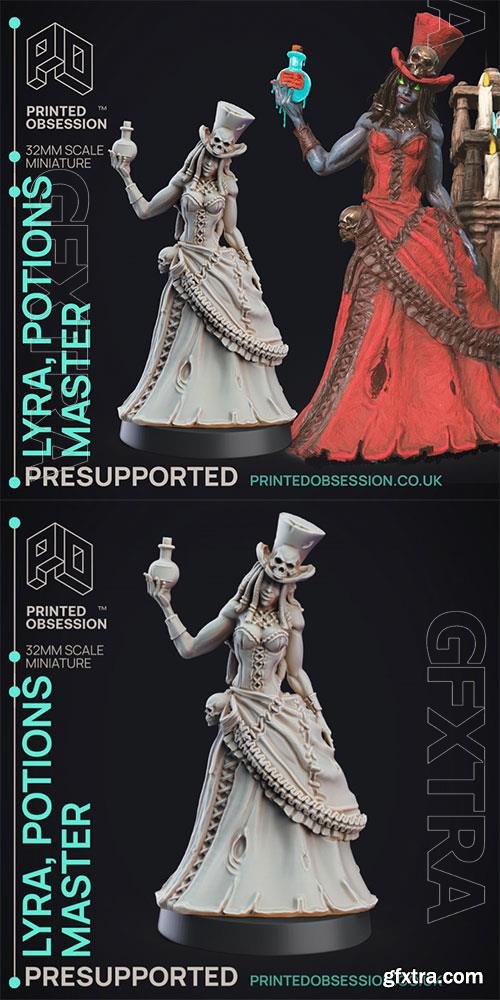 Potions Lady 3D Print