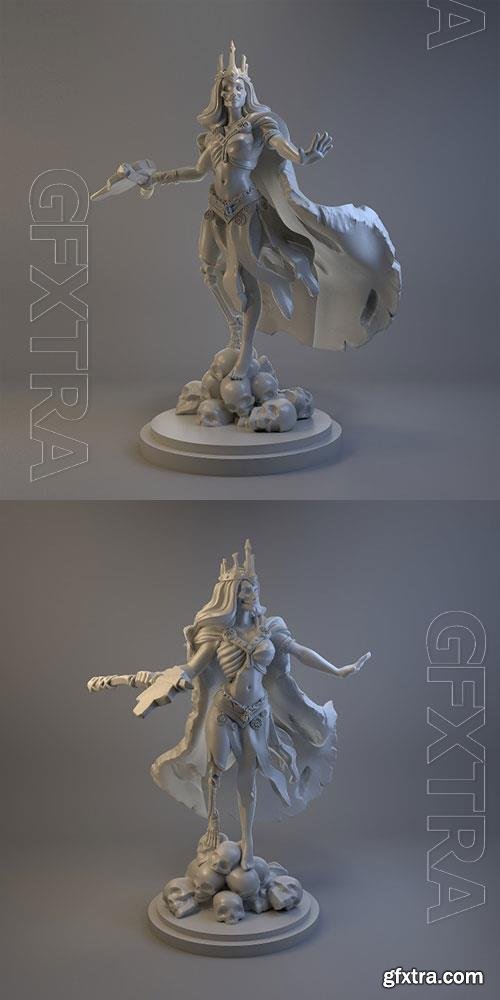 Hel Norse Goddess 3D Print