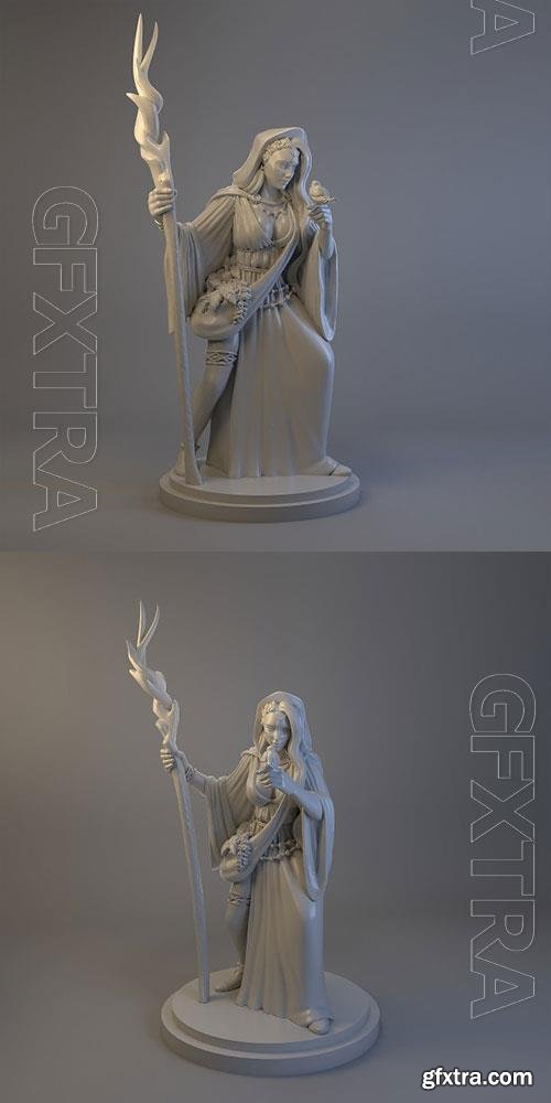 Eir Norse Goddess 3D Print