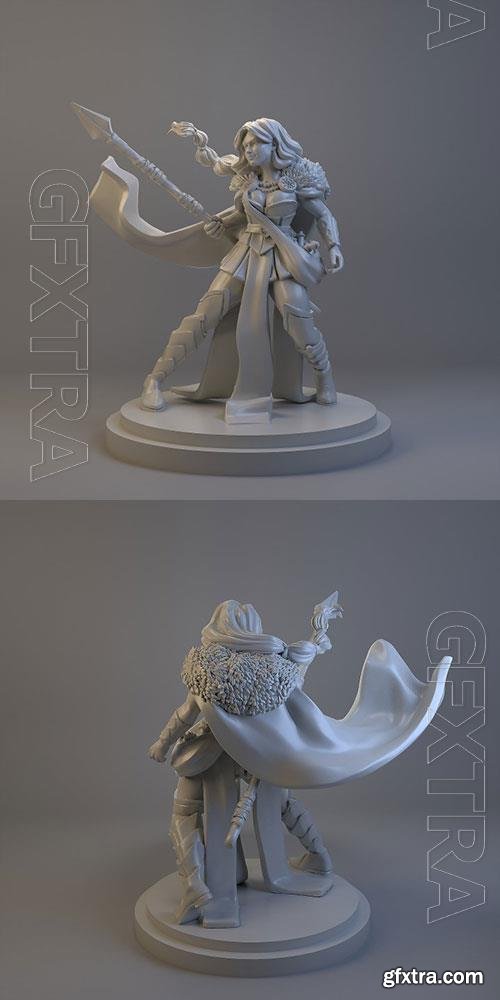 Gna Norse Goddess 3D Print