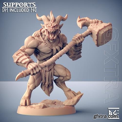 Abyss Demon Guardian - B 3D Print