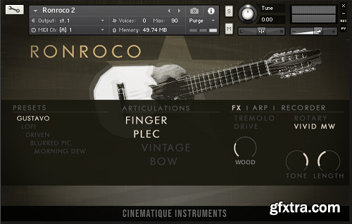 Cinematique Instruments Ronroco v2 KONTAKT