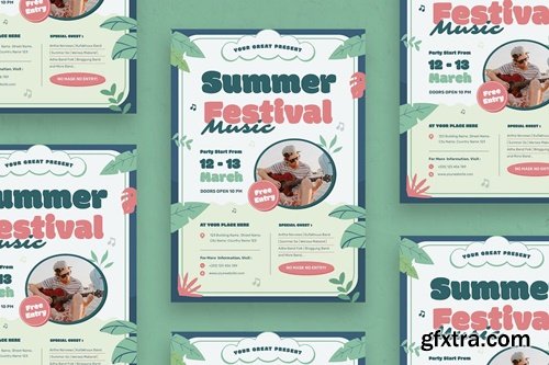 Summer Festival Music - Flyer SWMH69H