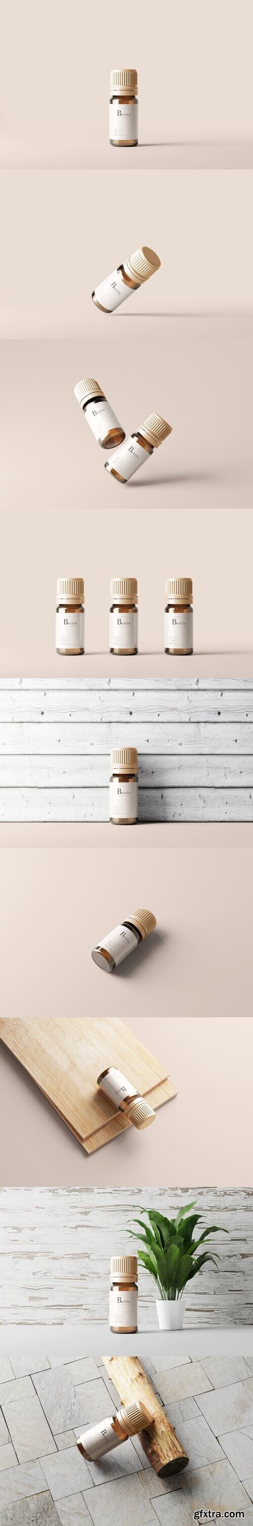 CreativeMarket - Bottle Mockup 7457486